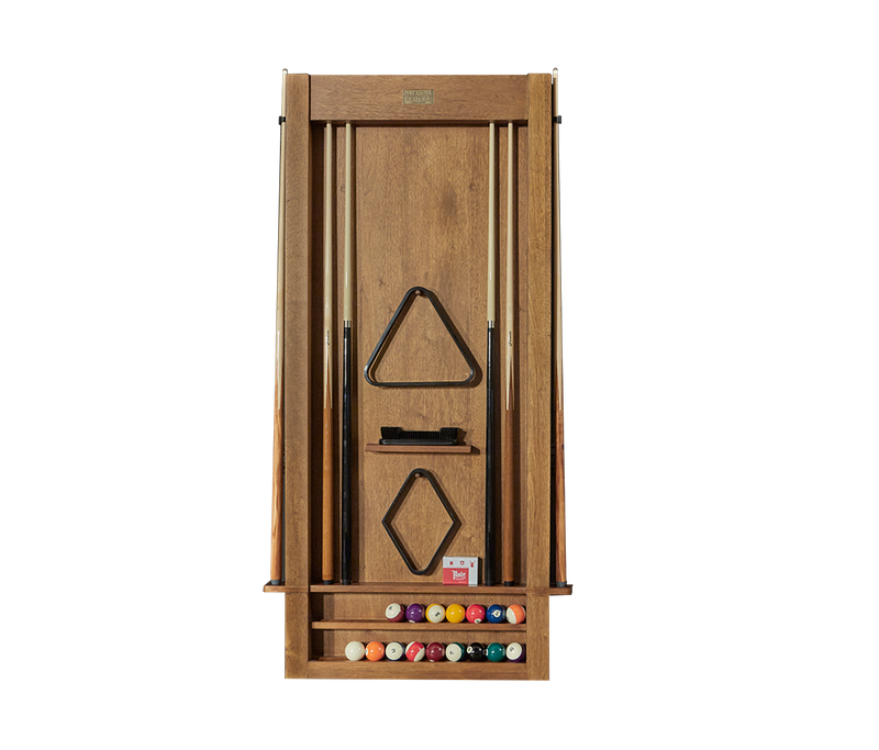 Alta Wall Mounted Cue Rack 6 (Brushed Walnut)_1