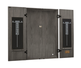 Alta Dartboard Cabinet (Charcoal)-Dartboard Cabinet - Bristle