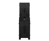 Alta Standup Dartboard (Black Ash)-Dartboard Cabinet - Bristle