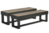 Lanai Outdoor Bench (Obsidian Black)-Storage Bench