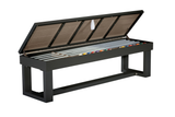 Lanai Outdoor Bench (Obsidian Black)-Storage Bench