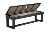 Lanai Outdoor Bench (Obsidian Black)-Storage Bench