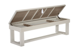 Lanai Outdoor Bench (Oyster Grey)-Storage Bench