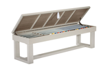 Lanai Outdoor Bench (Oyster Grey)-Storage Bench