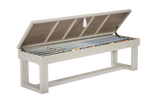 Lanai Outdoor Bench (Oyster Grey)-Storage Bench