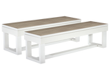 Lanai Outdoor Bench (Pearl White)-Storage Bench