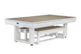 Lanai Outdoor Full Set (Pearl White)-Pool Table Set