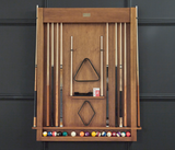 Alta Wall Mounted Cue Rack 12 (Brushed Walnut)_4