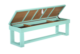 Lanai Outdoor Bench (Seafoam Teal)