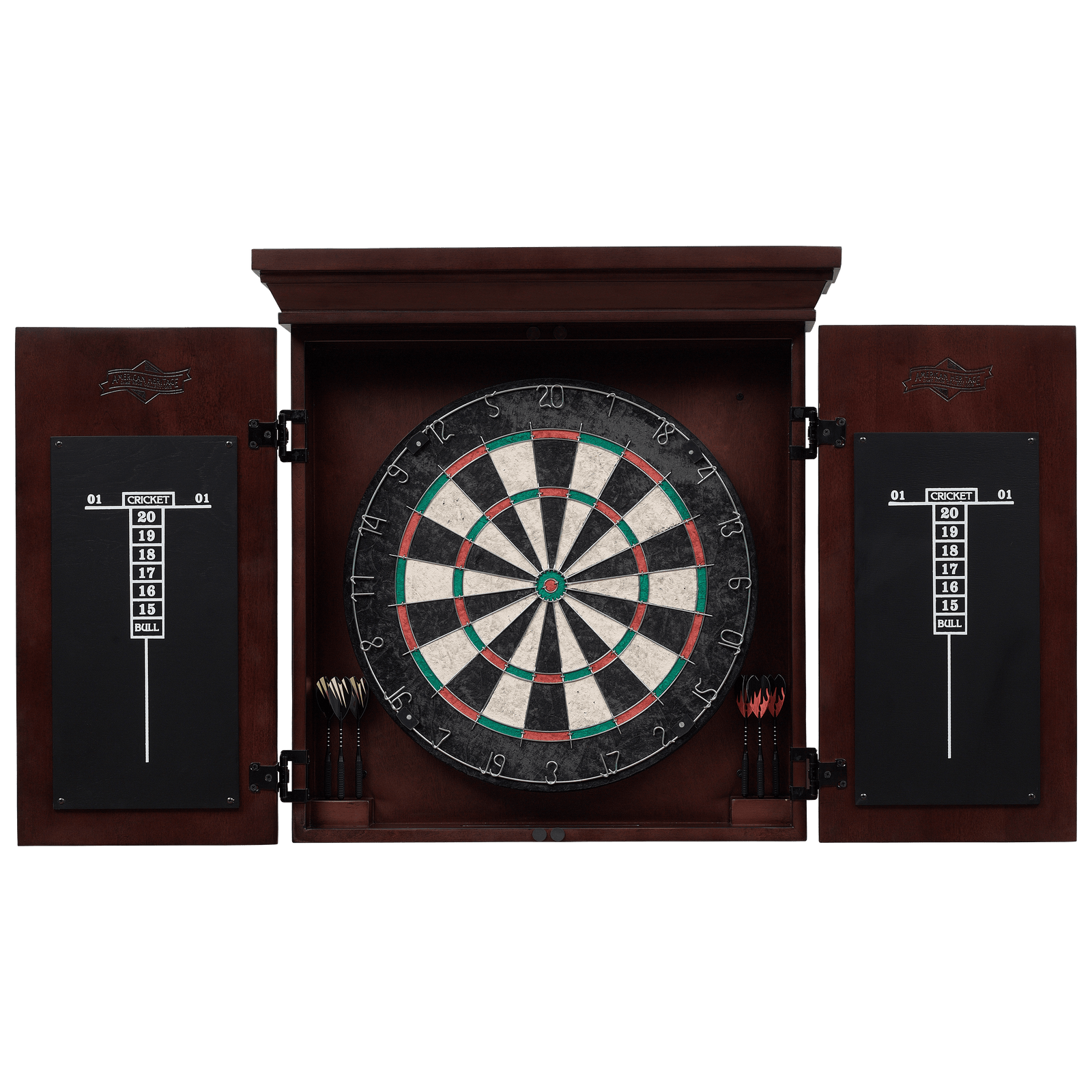 Athos Dartboard Cabinet (Espresso) | American Heritage Billiards
