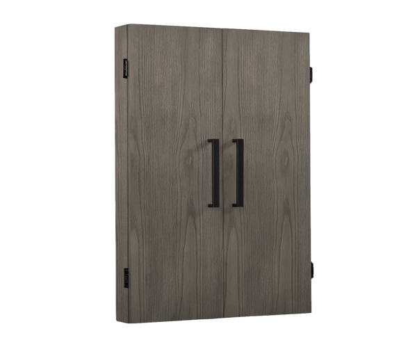 Alta Dartboard Cabinet (Charcoal)-Dartboard Cabinet - Bristle