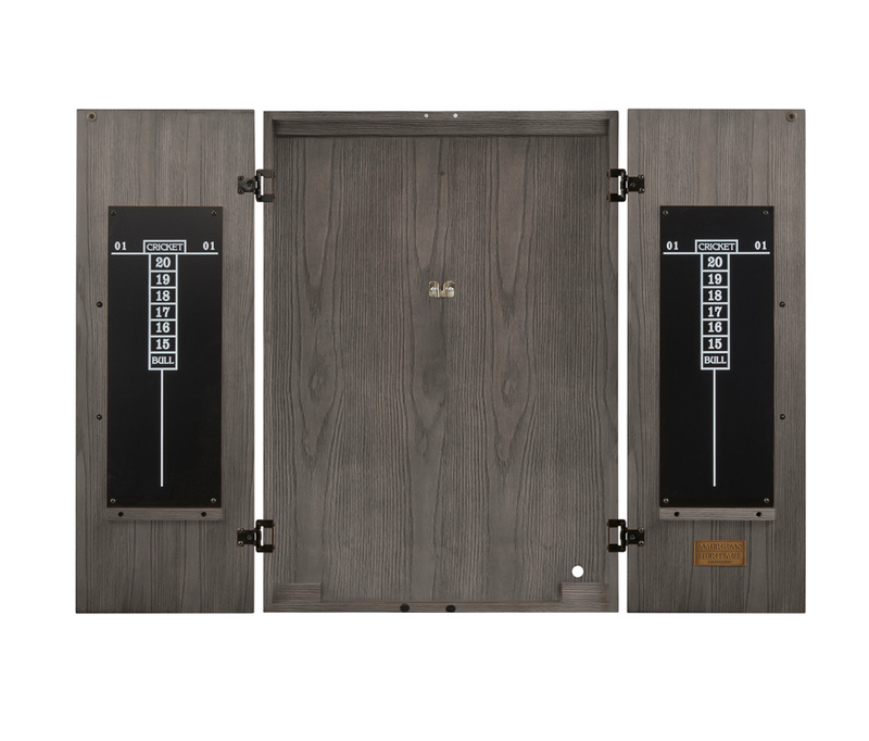 Alta Dartboard Cabinet (Charcoal) | American Heritage Billiards Alta Dartboard Cabinet (Charcoal) | American Heritage Billiards