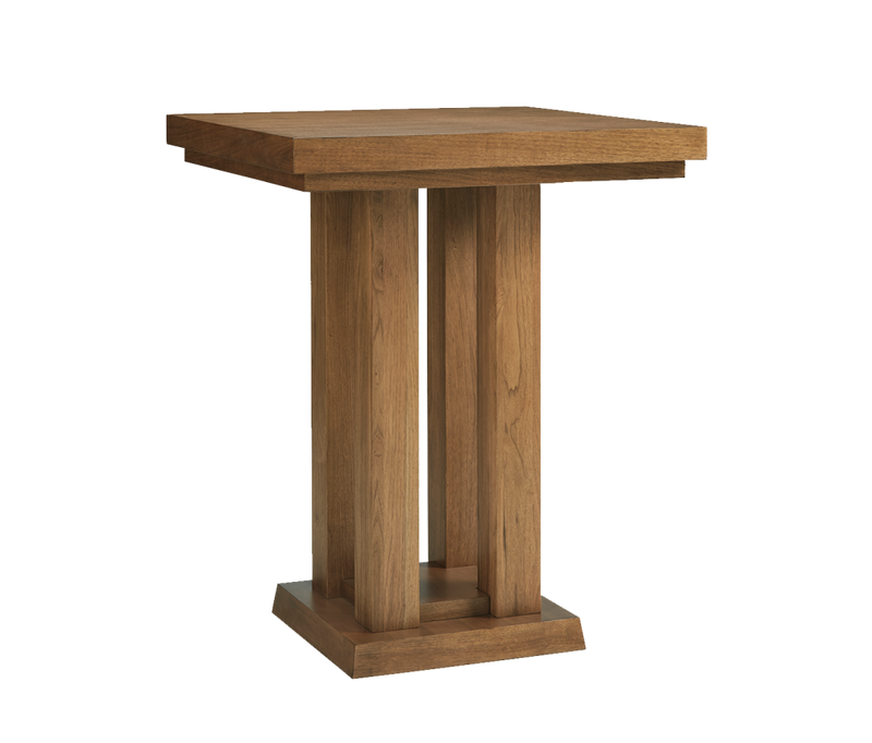 Alta Pub Table (Brushed Walnut)-Pub Table