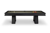 Ann Arbor 8' Pool Table (Black Ash)-Pool Table