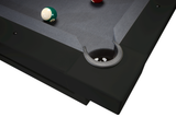 Lanai 8' Outdoor Pool Table (Obsidian Black)-Pool Table
