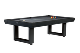 Lanai 8' Outdoor Pool Table (Obsidian Black)-Pool Table