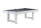 Lanai 8' Outdoor Pool Table (Pearl White)-Pool Table