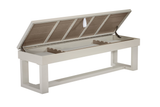 Lanai Outdoor Bench (Oyster Grey)-Storage Bench