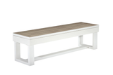 Lanai Outdoor Bench (Pearl White)-Storage Bench