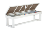 Lanai Outdoor Full Set (Pearl White)-Pool Table Set