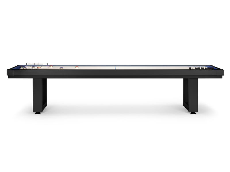 Lanai Outdoor Shuffleboard Table (Obsidian Black)-Shuffleboard Table