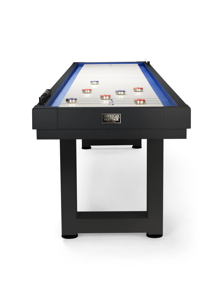 Lanai Outdoor Shuffleboard Table (Obsidian Black)-Shuffleboard Table