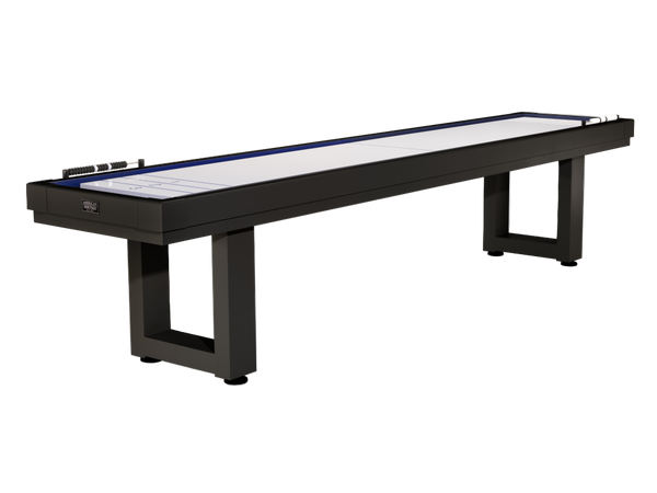 Lanai Outdoor Shuffleboard Table (Obsidian Black)-Shuffleboard Table