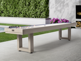 Lanai Outdoor Shuffleboard Table (Oyster Grey)-Shuffleboard Table