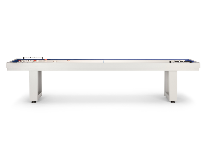 Lanai Outdoor Shuffleboard Table (Pearl White)-Shuffleboard Table