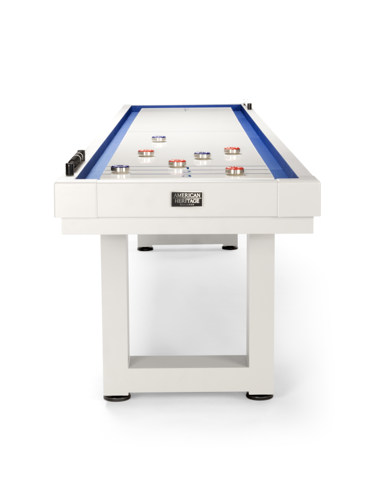 Lanai Outdoor Shuffleboard Table (Pearl White)-Shuffleboard Table