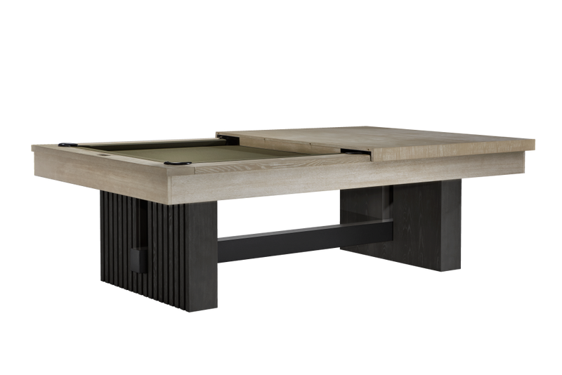 Vancouver 8' Pool Table (Natural Ash & Black Ash) | American