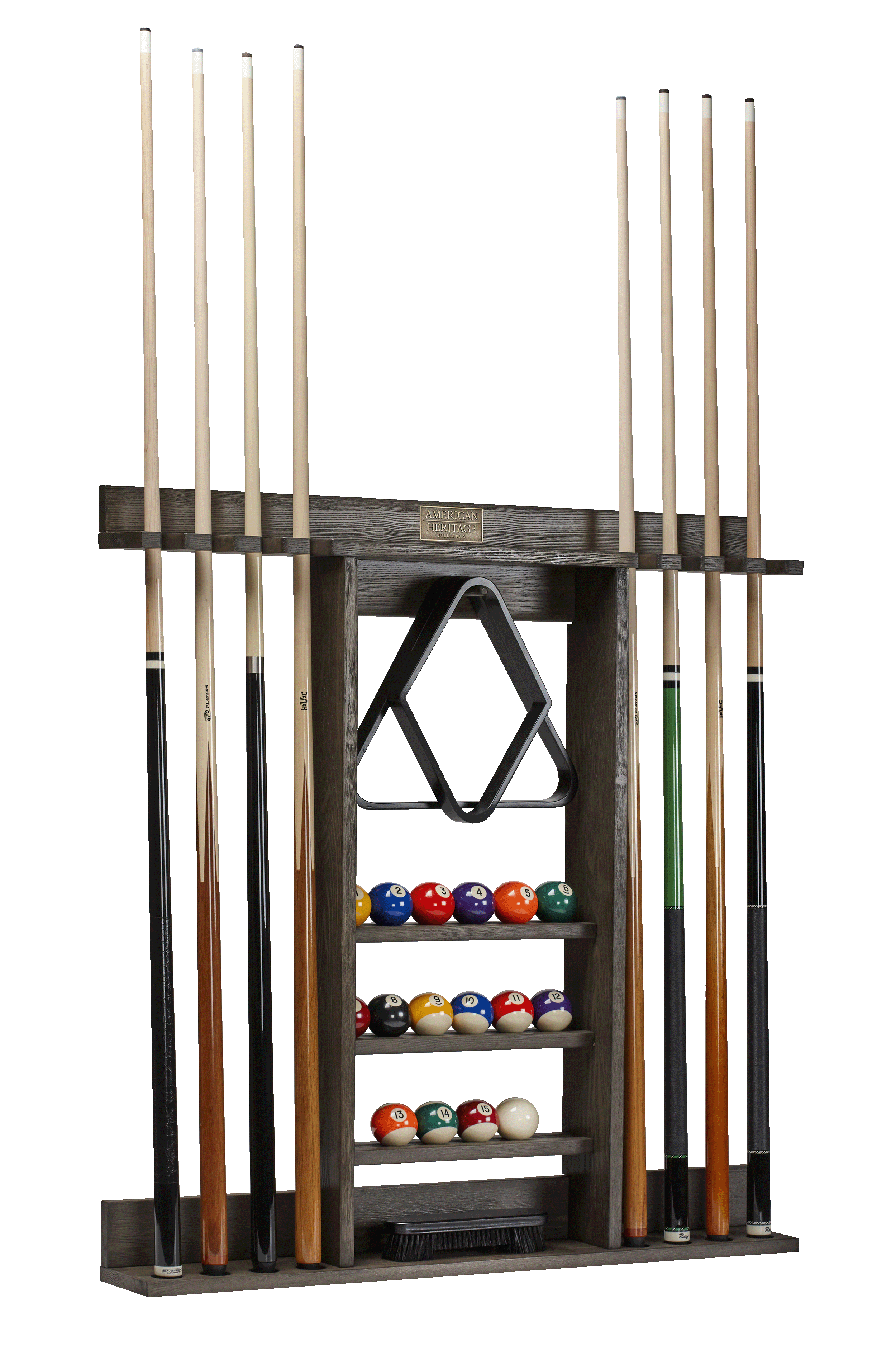 Bluegrass Wall Rack (Charcoal) | American Heritage Billiards