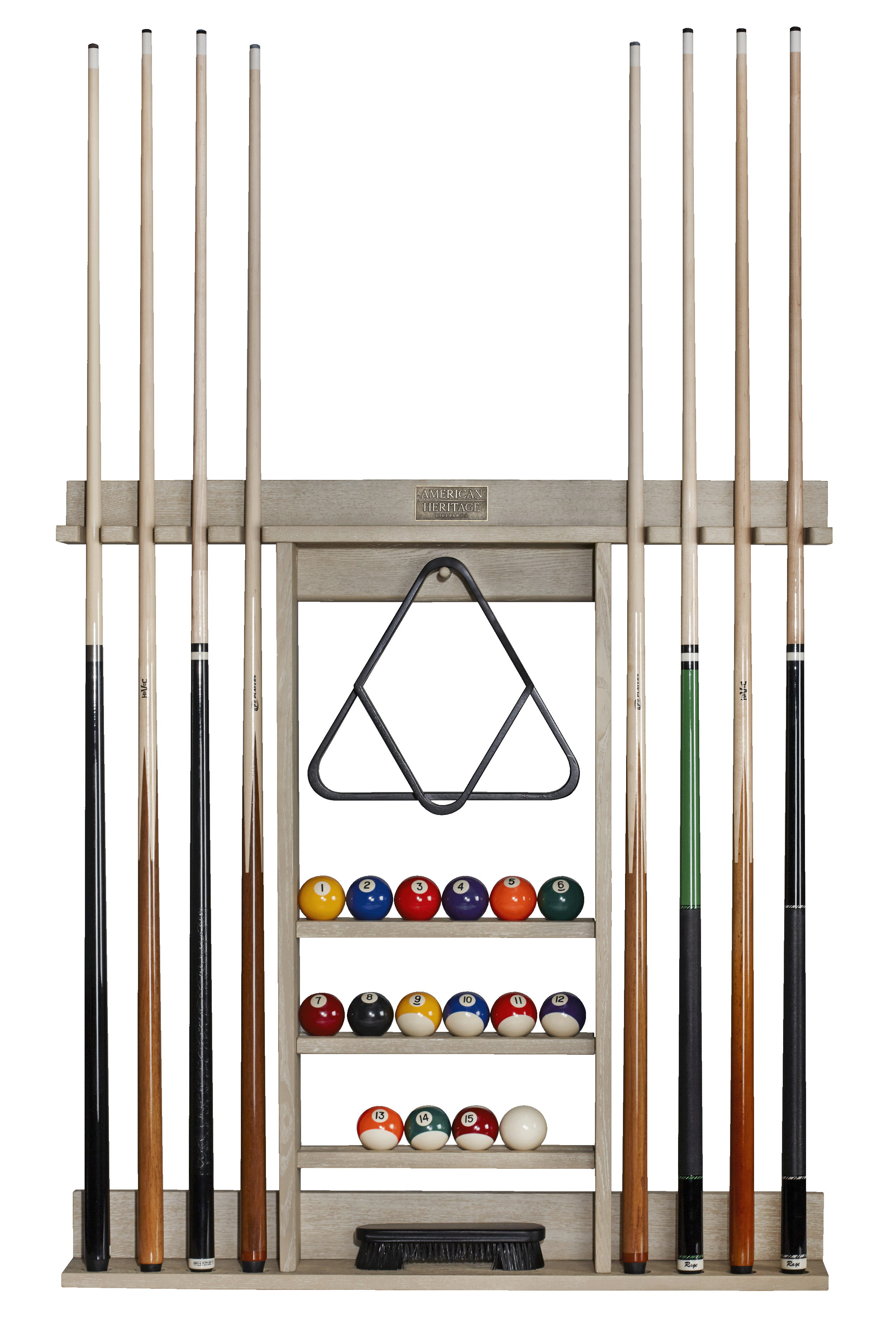 Bluegrass Wall Rack (Natural Ash) | American Heritage Billiards