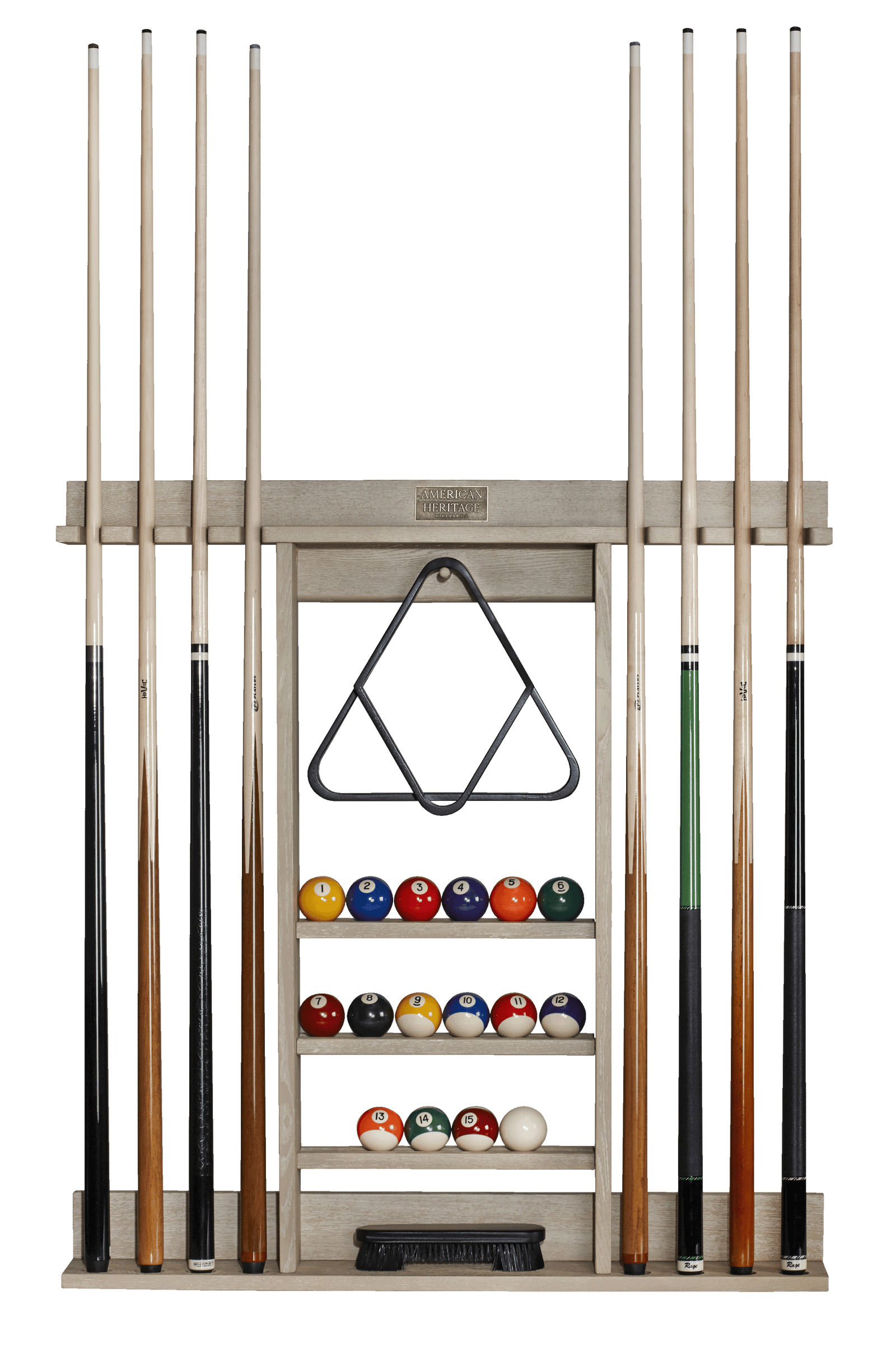 Bluegrass Wall Rack (Natural Ash) | American Heritage Billiards