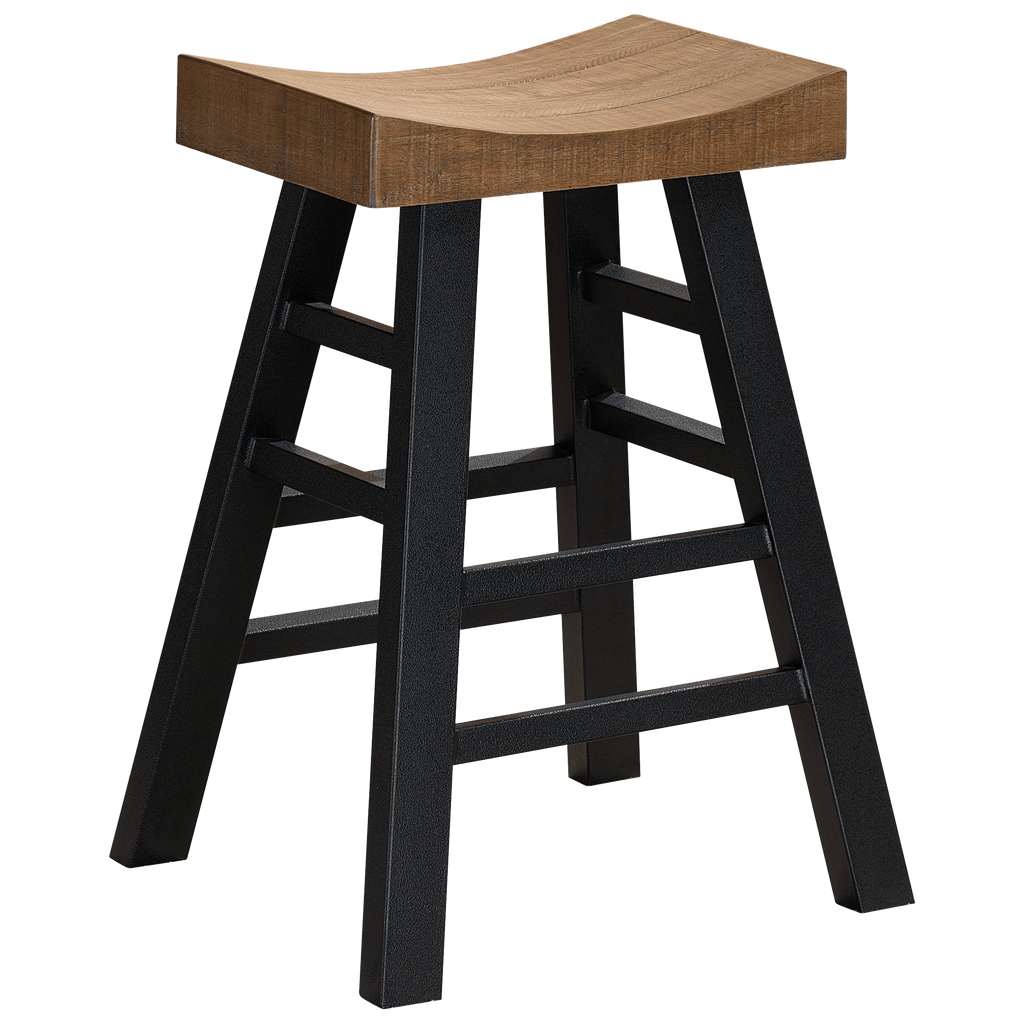 American Heritage Billiards Cheyenne Stool in Reclaimed Wood Bar Height American Heritage Billiards Cheyenne Stool in Reclaimed Wood Bar Height