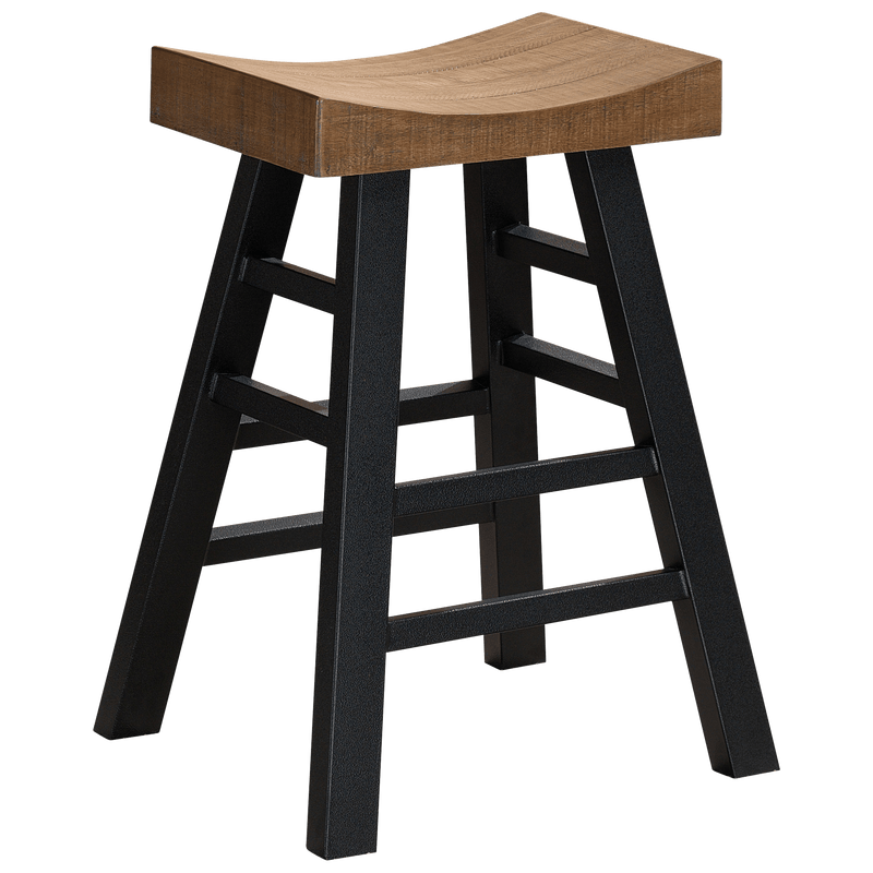 American Heritage Billiards Cheyenne Stool in Reclaimed Wood Bar Height American Heritage Billiards Cheyenne Stool in Reclaimed Wood Bar Height