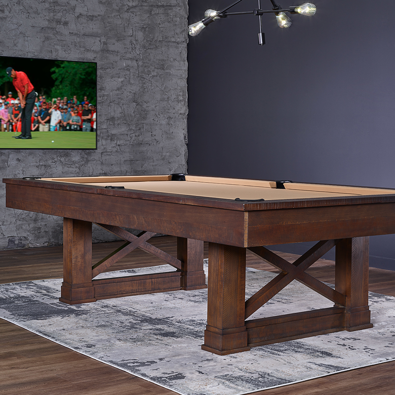Farmhouse 8' Pool Table (Cappuccino)_3
