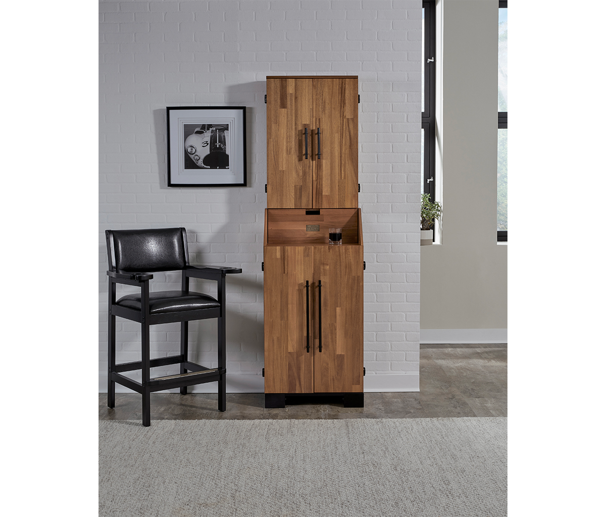 平棚 1490x300x250 Knoxville Dartboard Cabinet | American Heritage Billiards