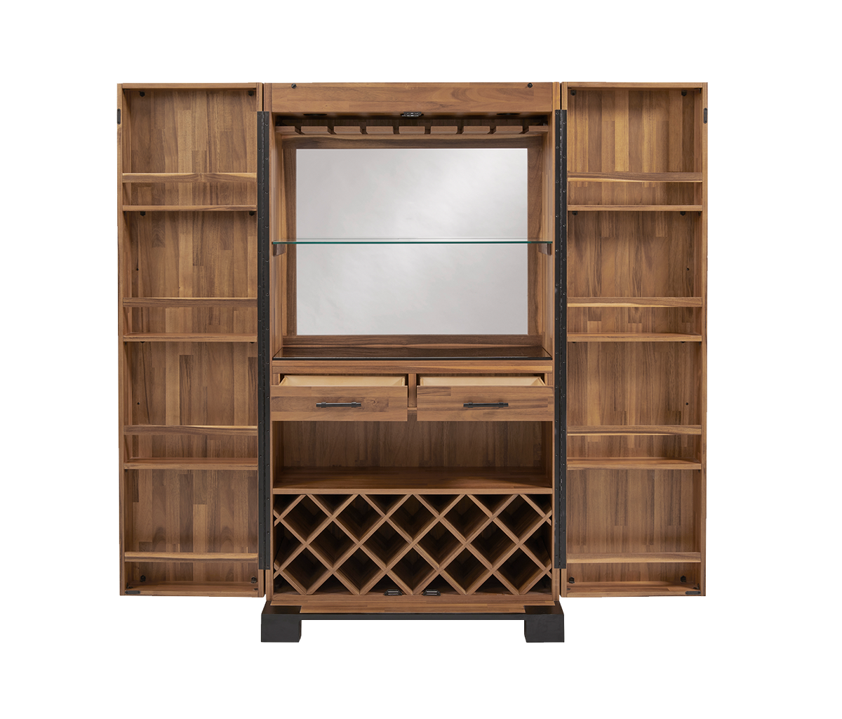 Knoxville Wine & Spirit Cabinet (Acacia) | American Heritage Billiards