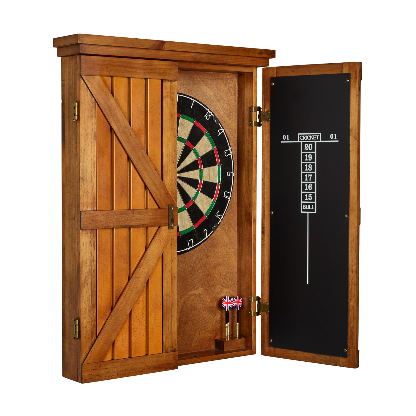 Turnberry Dartboard Cabinet (Reclaimed Rustic) | American Heritage