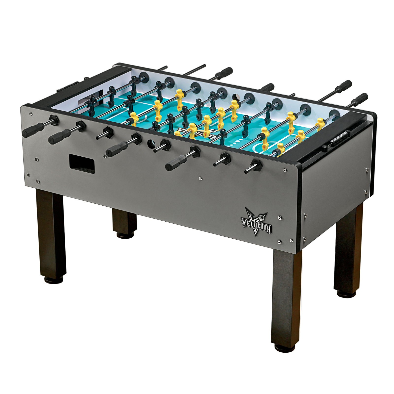 Velocity 3-Goalie Foosball Table | American Heritage Billiards Velocity 3-Goalie Foosball Table | American Heritage Billiards