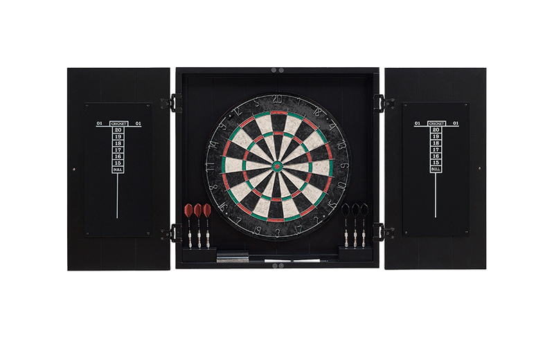 Vienna Dartboard Cabinet (Black)_1