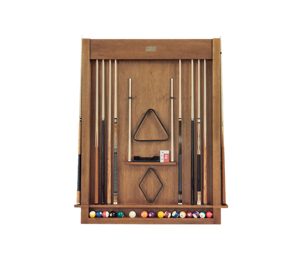 Alta Wall Mounted Cue Rack 12 (Brushed Walnut)_1