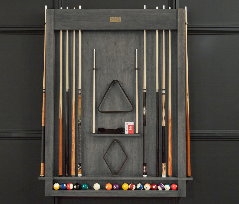 Alta Wall Mounted Cue Rack 12 (Charcoal)_4